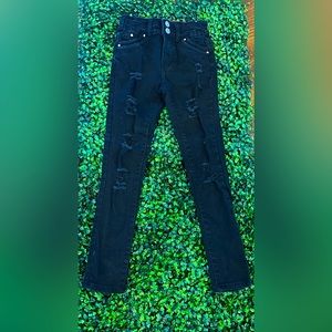 Little girls boutique black skinny jeans!